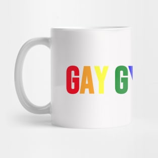 GAY GYMNAST (Rainbow) Mug